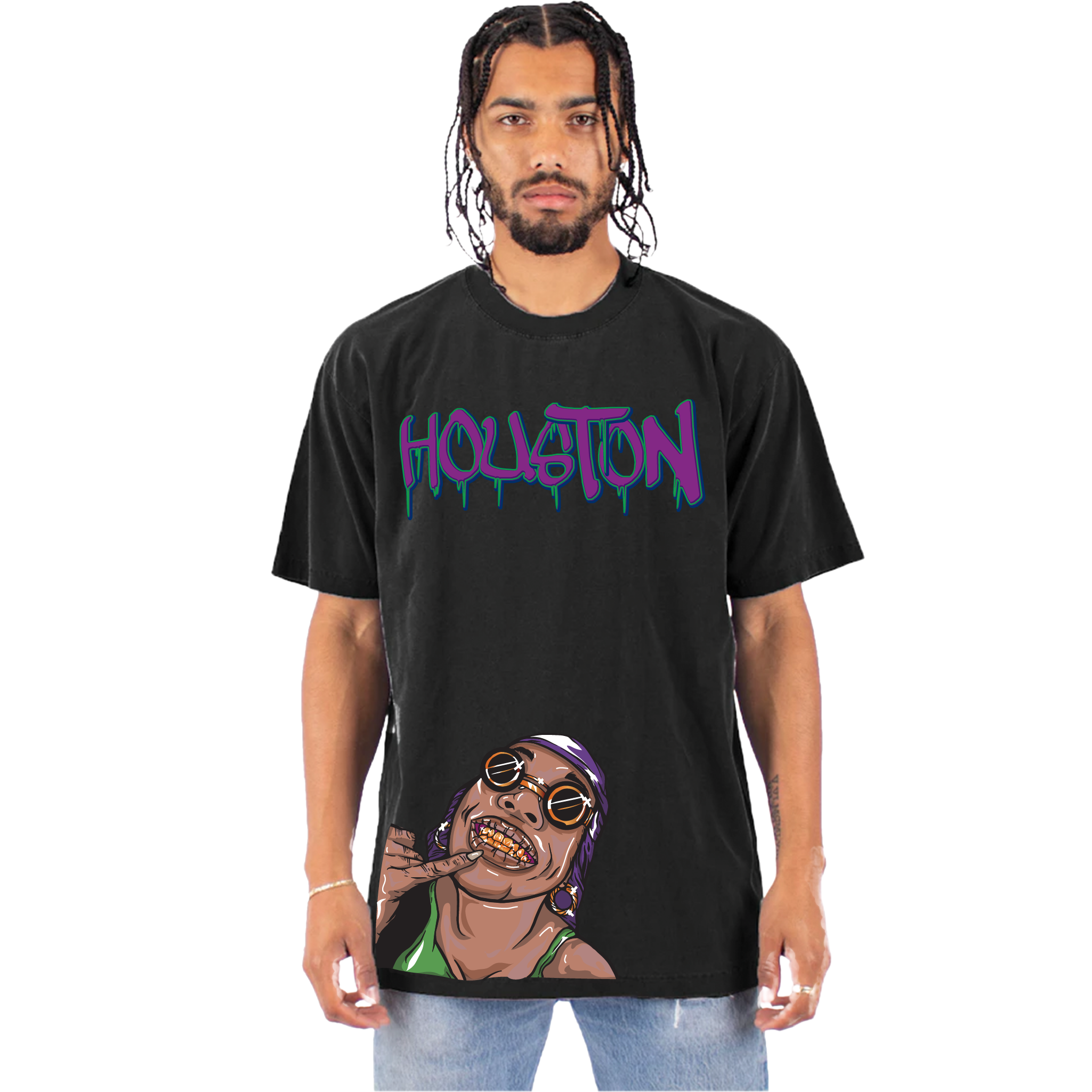 H-Town Drip Shaka Tee – Phantom Print Shop, LLC